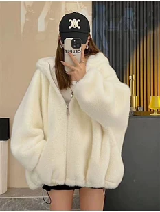 Толстовка oversize корейский стиль, двусторонняя плюшевая демисезонная теплая куртка, размер S–XL
