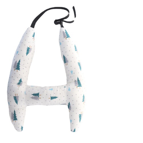 Car sleeping pillow pillow dual-purpose cotton breathable summer car adult and child washable cushion car supplies