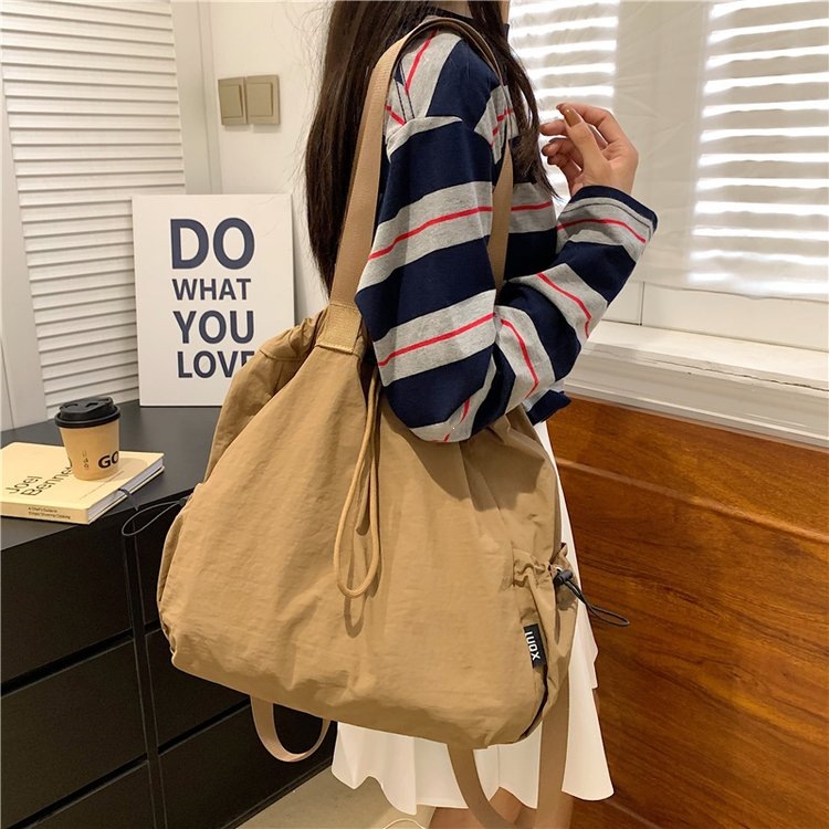 New dual-use four-season unisex school bag, single-shoulder travel backpack, trendy Korean version, large-capacity backpack for commuting