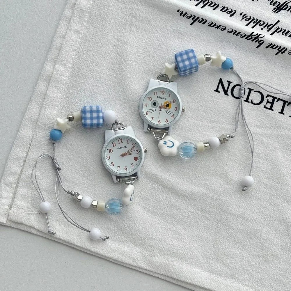 Watch with Chain-Style Strap, Minimalist Handmade DIY Fashion for Students, Unique and Trendy, Versatile for Friends