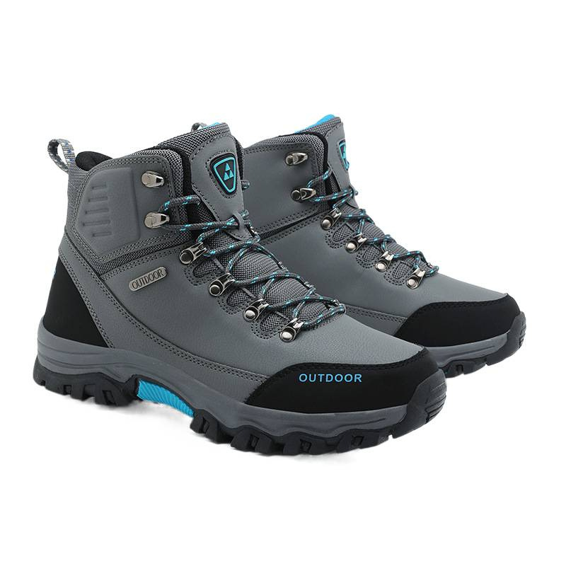 Escalada transfronteriza para hombres al aire libre casual de alta altura zapatos de montaña de moda de viaje de campo zapatos de senderismo