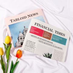 ins粉色報紙外文報紙風復古做舊英文報紙拍攝道具外國報紙拍照紙