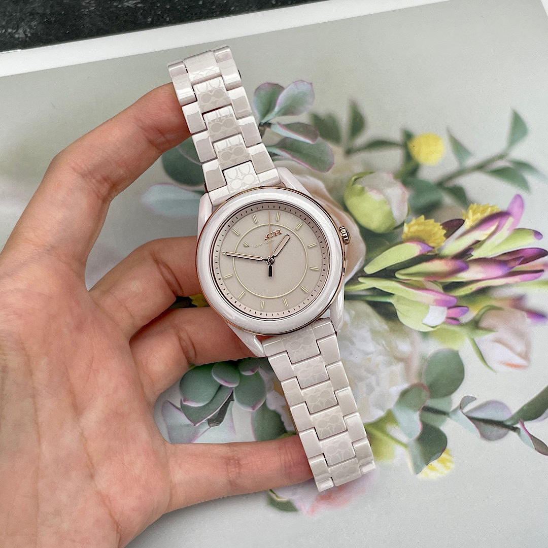 Coa Kojia Ch Chi Same Style Ceramic Women's Watch Fashion Watch European and American Quartz Watch Hot Style 4 Colors in Stock