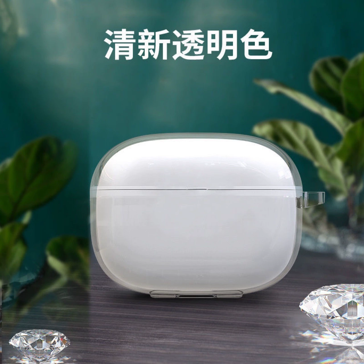 Совместимые прозрачные наушники, защитный чехол, Bluetooth
