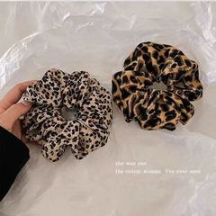 豹纹大肠圈发圈高级感橡皮筋简约头绳发绳高弹力皮筋发饰高端发饰