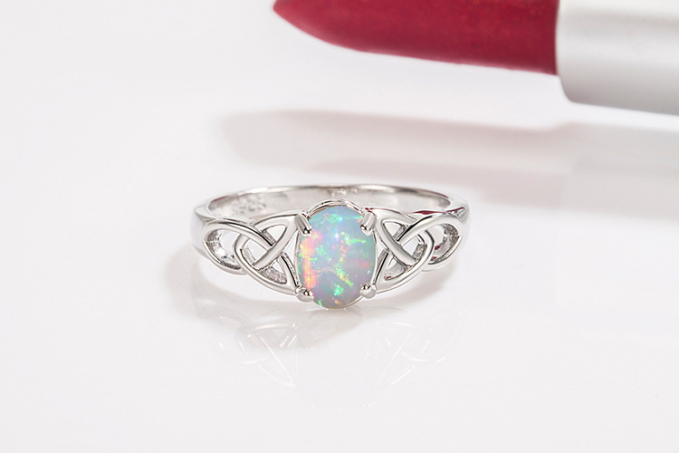 Fashion Solid Color Copper Rings Inlay Artificial Gemstones Copper Rings