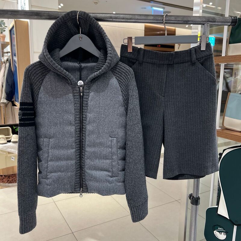 Women's 25 Autumn and Winter Golf Clothing Zipper Shirt Hooded Sweater Jacket Fashion Outdoor Sports Dark Gray Women's 25 Autumn and Winter Golf Clothing Zipper Shirt Hooded Sweater Jacket Fashion Outdoor Sports Dark Gray