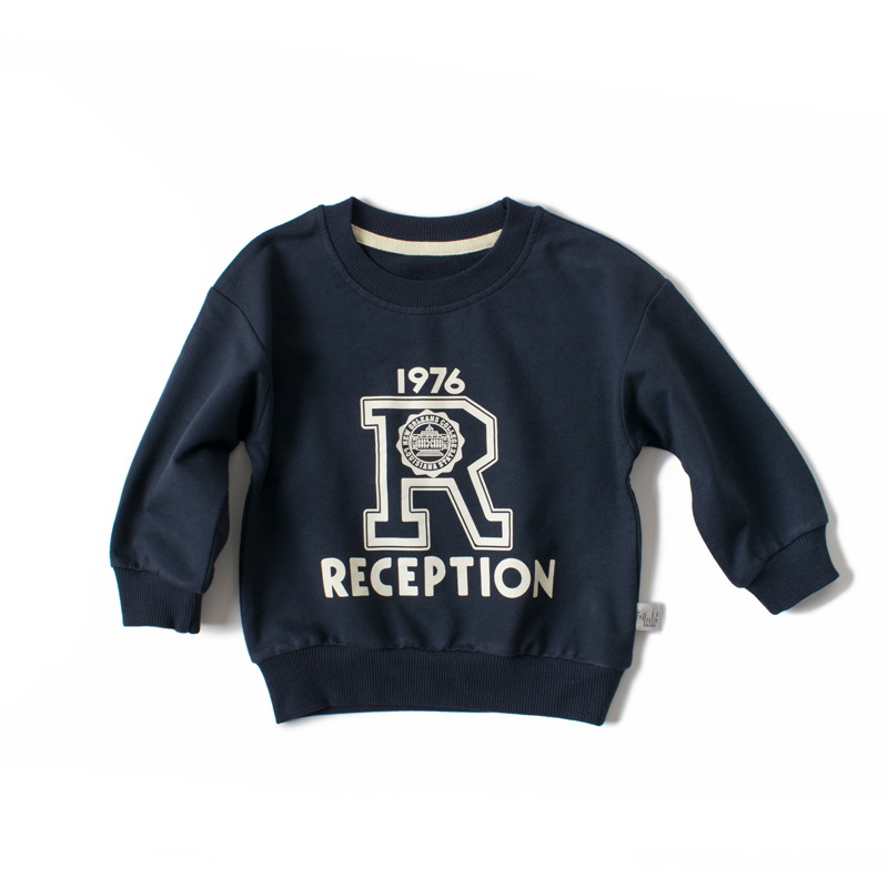 Nueva marca be top ropa para niños al por mayor impresión de letras otoño nuevo suéter para niños suéter ropa para bebés