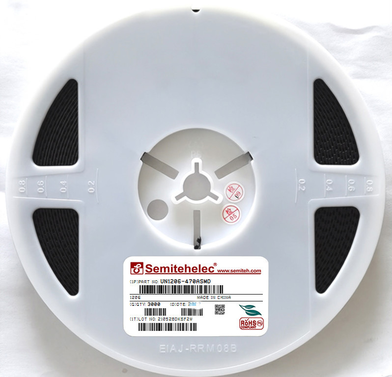 UN1206-470ASMD 贴片陶瓷气体放电管 1206 SEMITEH 全新原装正品