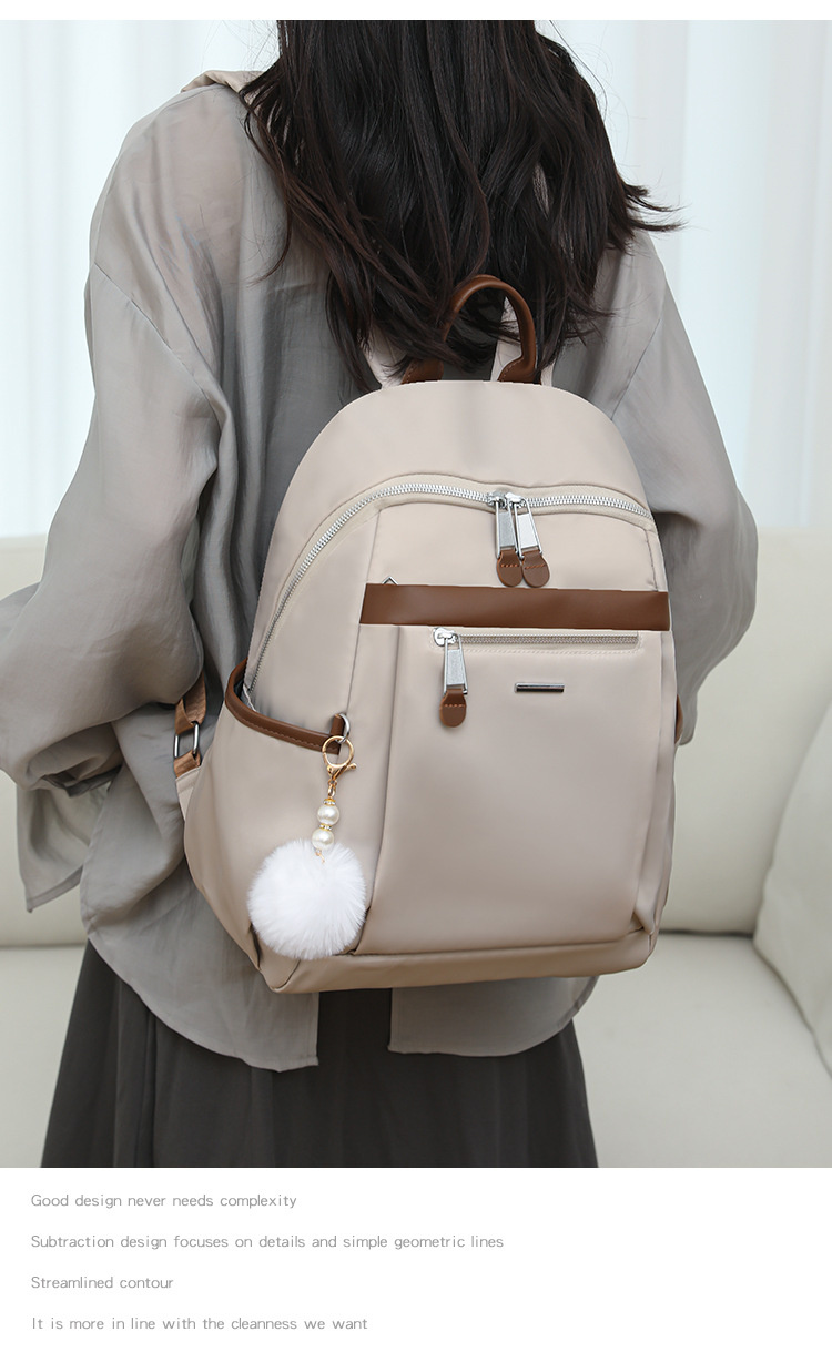 Waterproof Function Waterproof Color Block Casual Women's Backpack