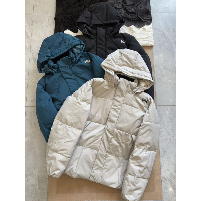 一件代发 25年海丽冬季新款羽绒服 休闲运动保暖连帽羽绒服