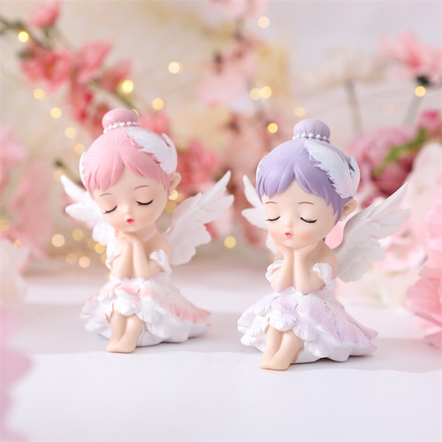 Ballet Girl Bella Little Girl Vinyl Ornaments Cute Girly Heart Desktop Counter Cake Decorations Wholesale