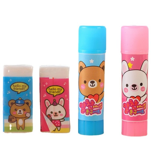 Wholesale student 10-piece stationery set gift box children's birthday gifts kindergarten primary school students exam prizes