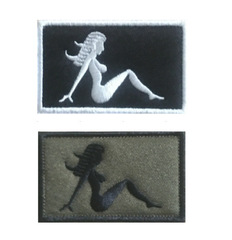 Cross-border supply embroidery cloth patch badge embroidery light strip badge backpack sticker morale badge Velcro