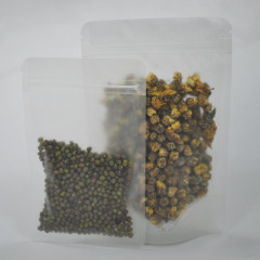 Manufacturer frosted self-sealing bags for dried fruits, flower tea, food plastic packaging bags, potato chip food sealing packaging bags