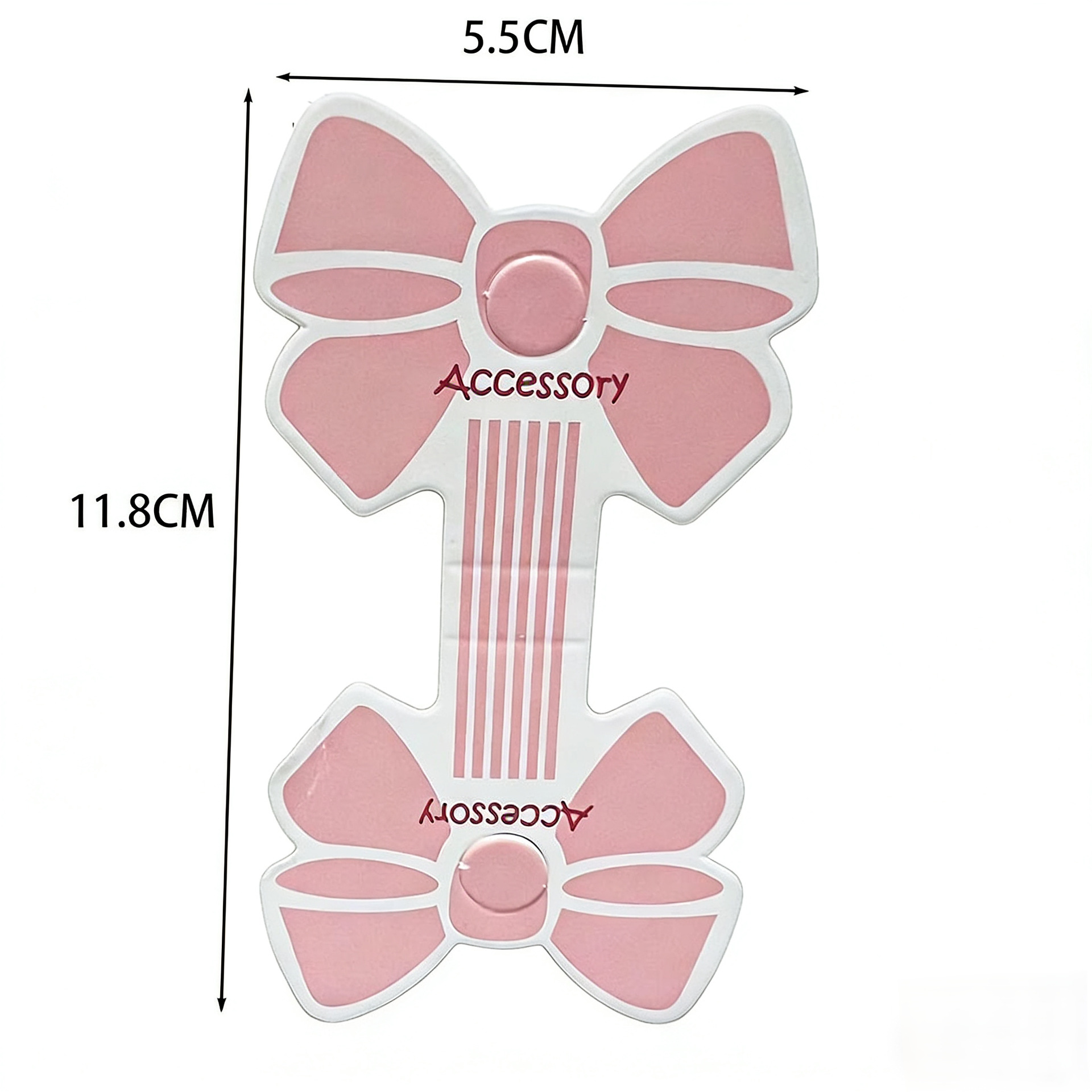 Tarjeta de embalaje de tarjeta plegable especial creativa tarjeta de cuerda de cabello infantil tarjeta de papel de anillo de intestino grueso tarjeta de cabeza de cuerda de papel joyas tarjeta de visualización