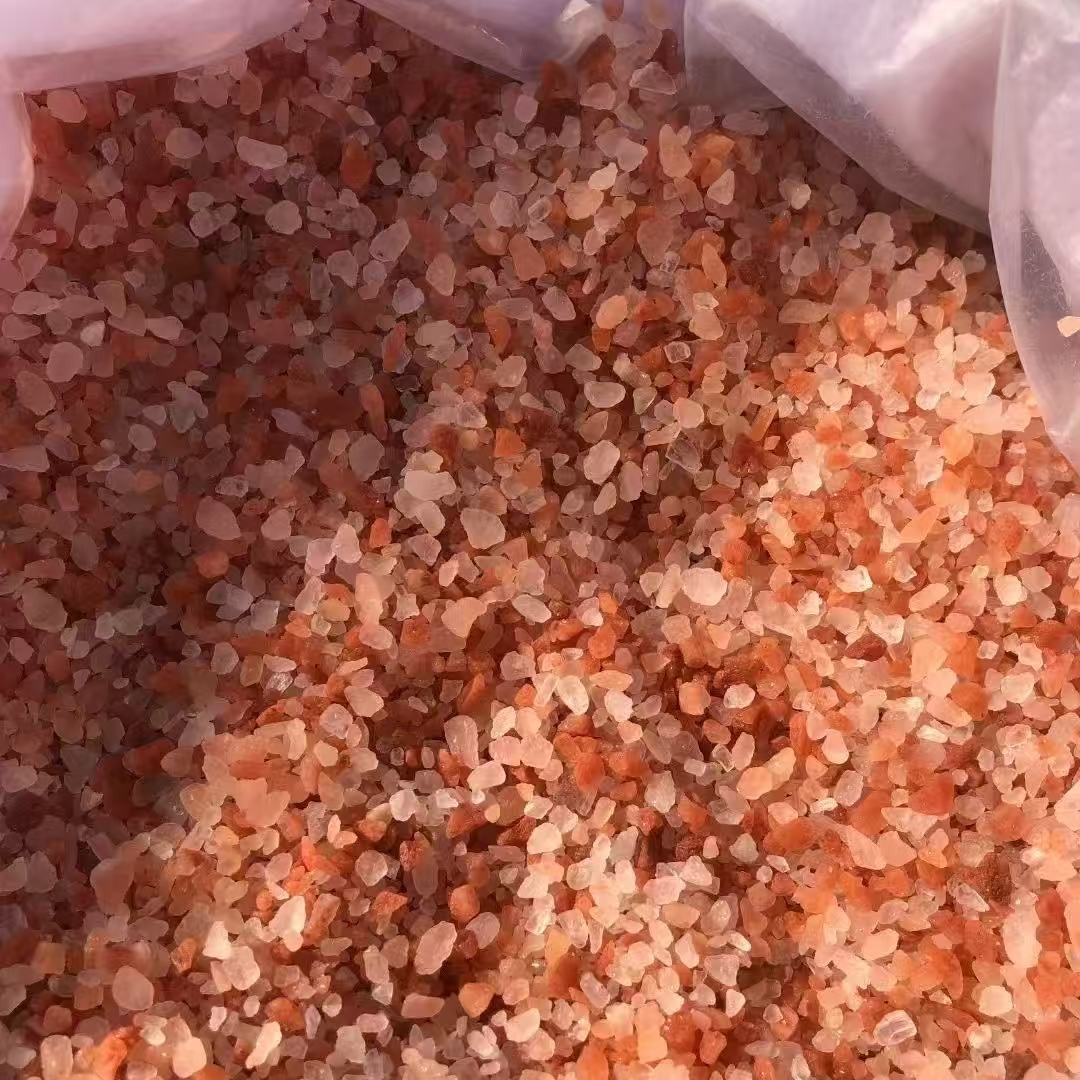 批发喜马拉雅粉盐粉色盐沙矿盐岩盐浴盐汗蒸房材料沐浴盐温泉用