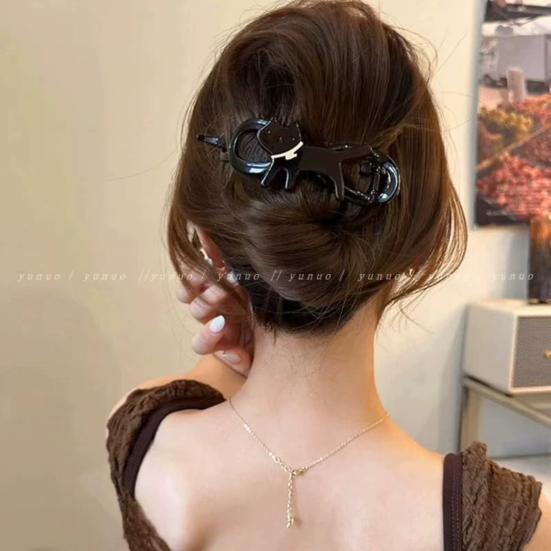 Зажим для волос Hairgrip, большая игрушечная машина Pilsan, крабовый шпилька, новая коллекция, кошка