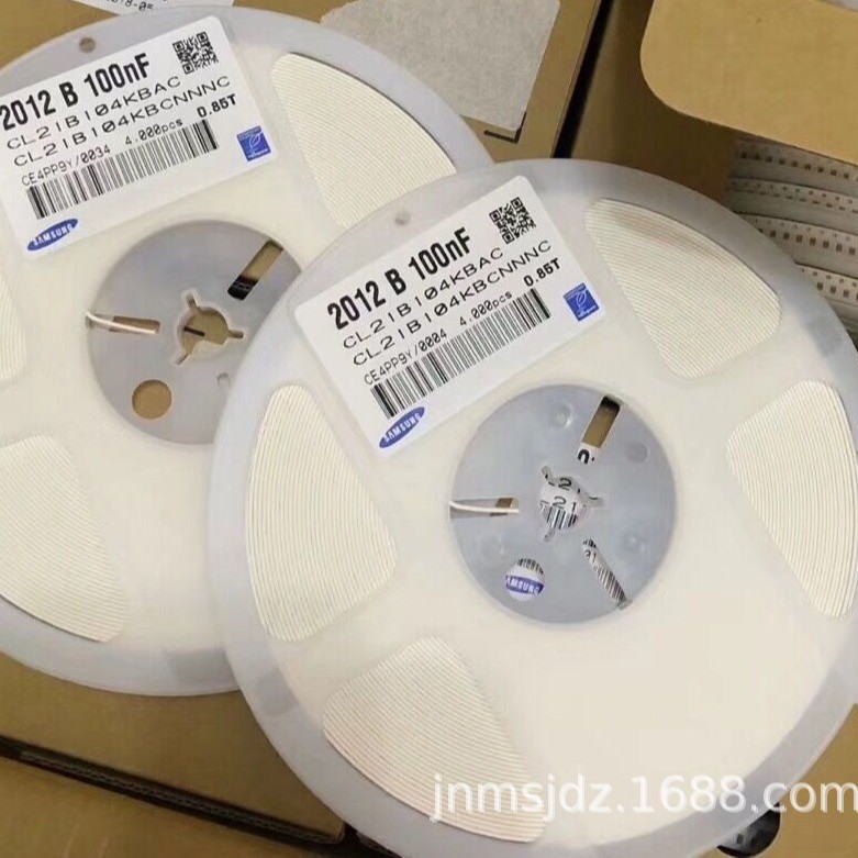 三星贴片电容0805 104KB 50V 2012 X7R 10% 0.1UF 100NF 陶瓷电容