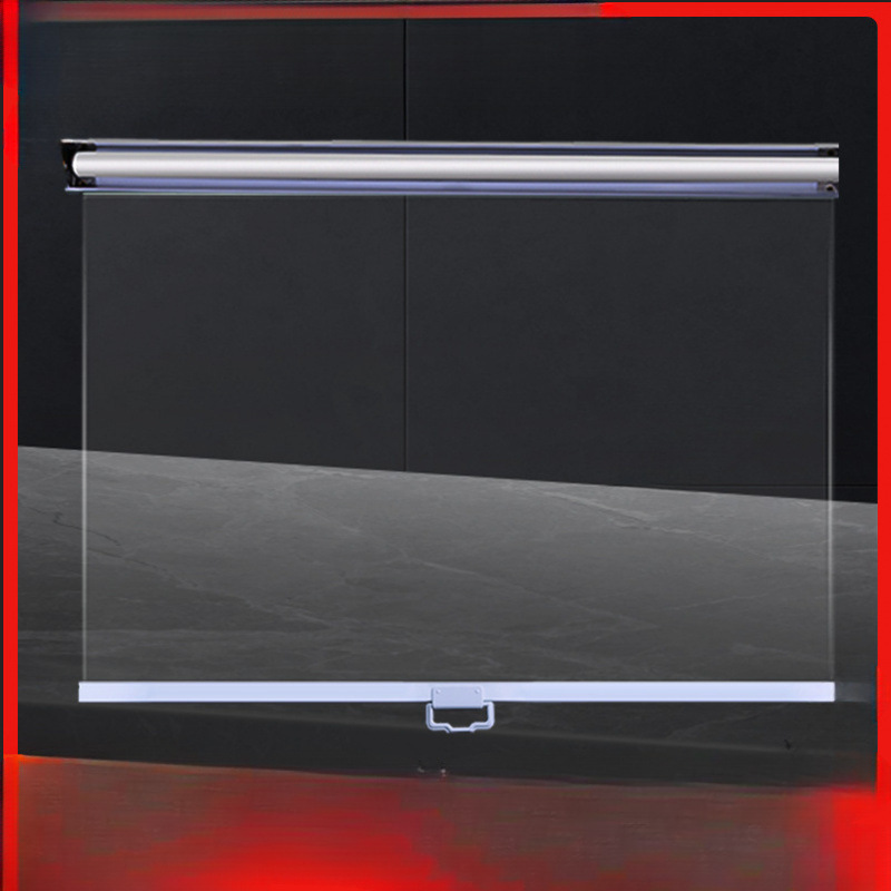 Insulated Cabinet Curtain Transparent Roller Blind Hand-Pulled Air Curtain Cabinet Fresh-Keeping Night Curtain Deli Supermarket Refrigerator Freezer Curtain