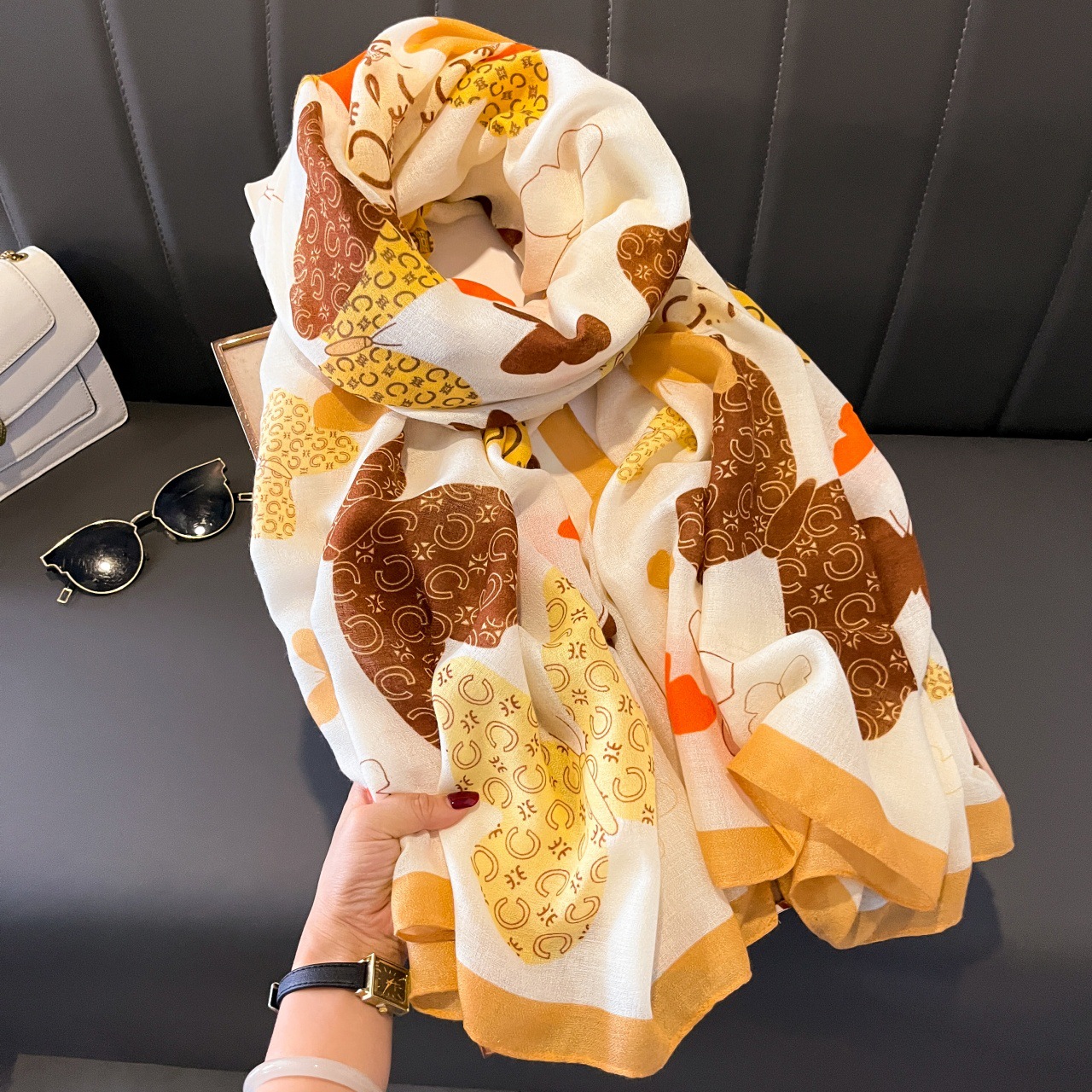 면과 린넨 스카프-39