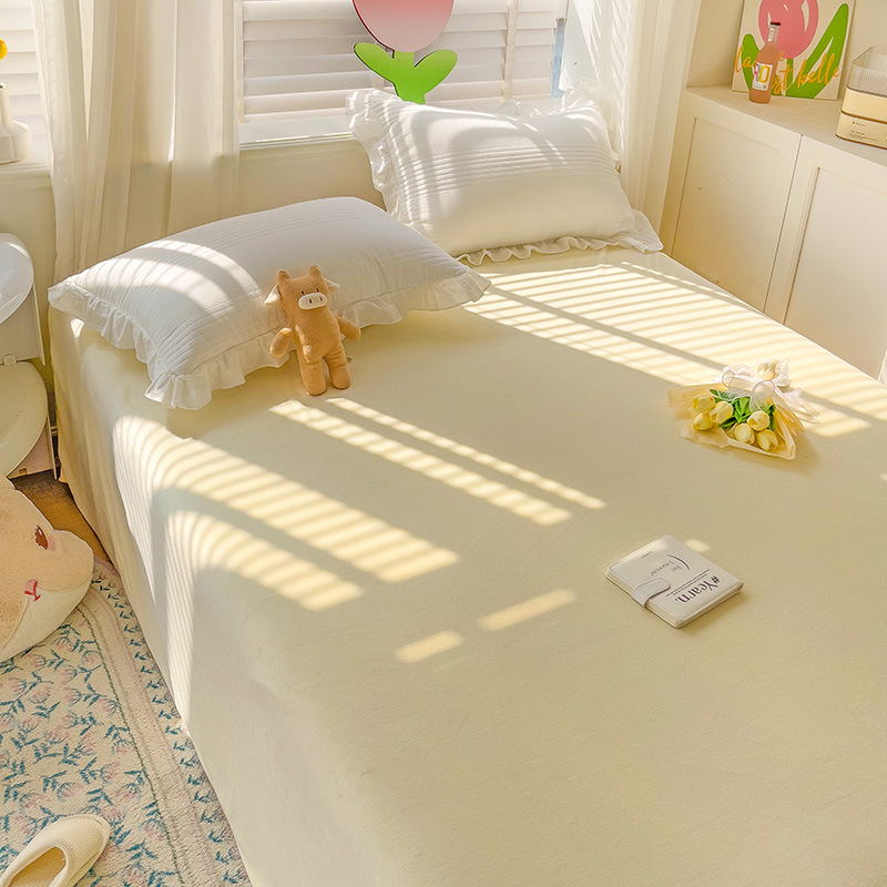 Winter warm soft fleece sheet