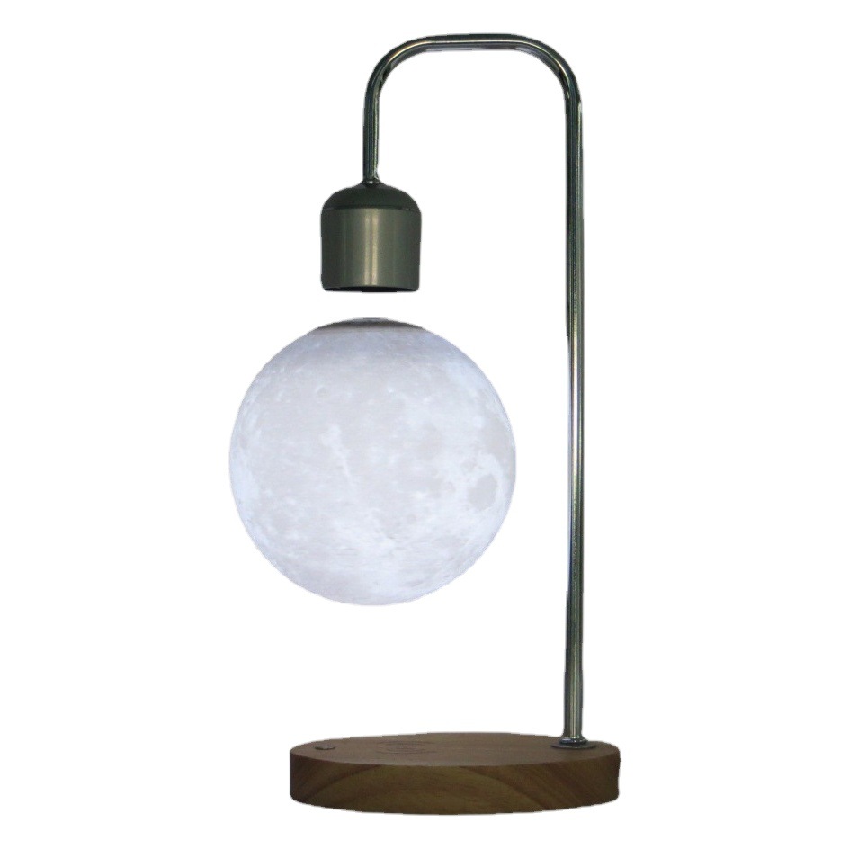 Suspensión luz de la luna de carga inalámbrica equilibrio Luz Led iluminación noche luz suspensión inducción bombilla suspensión magnética adornos