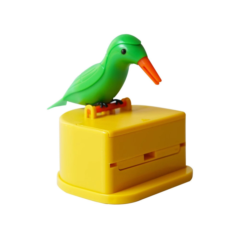 缶家庭用つまようじ箱鳥筒つまようじ箱型リビングルーム同型つまようじ収納ボックスプレススマートでかわいい|undefined