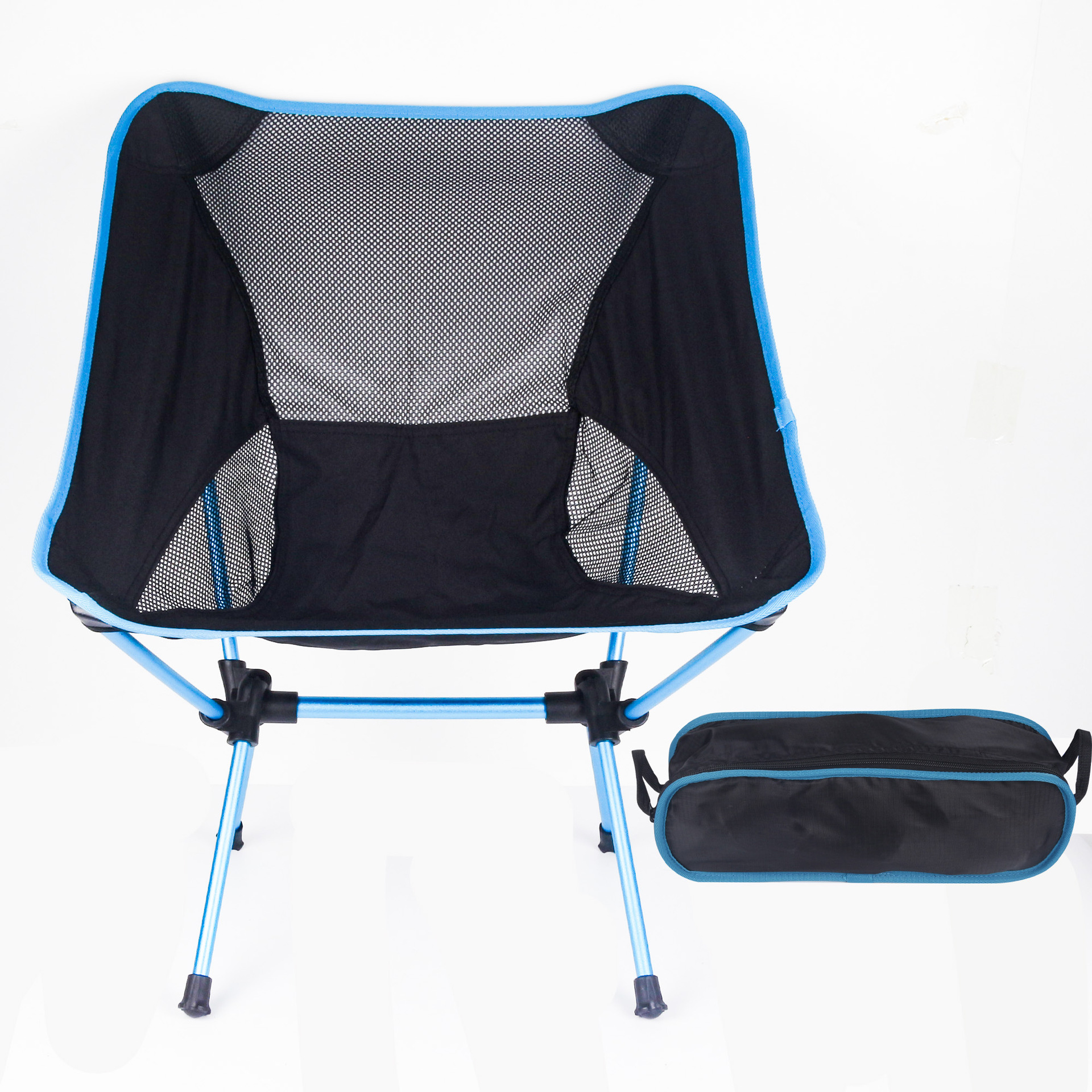 Silla DE LA LUNA al aire libre que acampa silla plegable Silla de respaldo portátil de ocio silla plegable de aleación de aluminio ultraligera