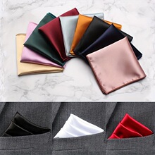 N 43753 Men's Solid Pocket Square Ӣ�׷��ؽ� �羳ŷ��