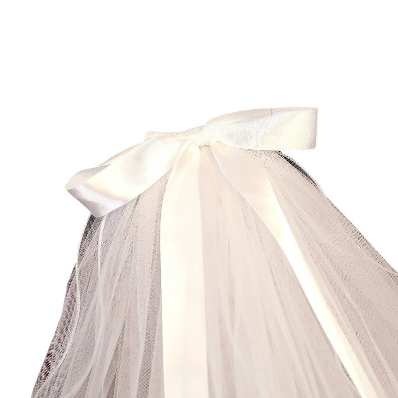 Black hair accessory with bow, halloween