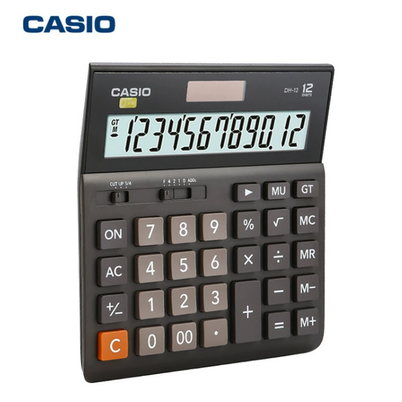 CASIO/Casio MH/DH-12 бизнес широкоформатный финансовый офисный калькулятор, маленький-средний электронный компьютер