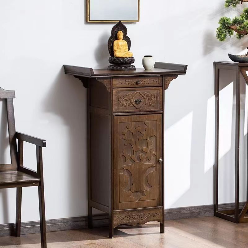 Buddhist Niche Offering Table, Buddhist Altar, Household Economical Nave Incense Case, Guanyin God of Wealth Offering Table, Offering Table