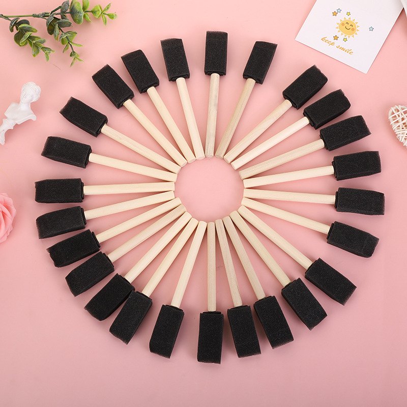 Children's Intelligence Development Children's Painting Sponge Brush Finger Painting Tool Sponge Various Colors Random