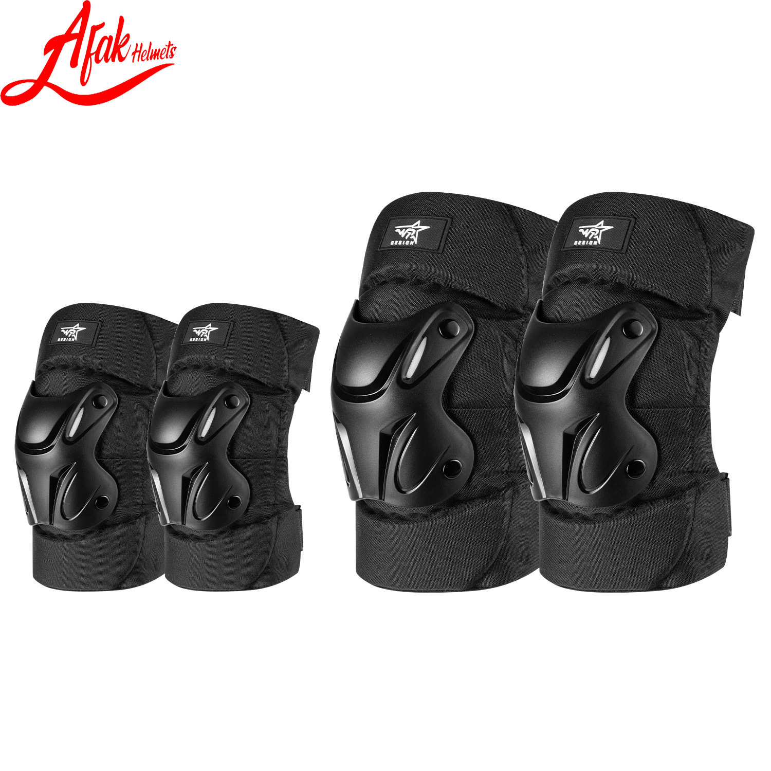 AFAK rodillera de la motocicleta protector de codo corto equipo de protección reflectante montar Off-Road al aire libre de protección de la motocicleta equipo de protección