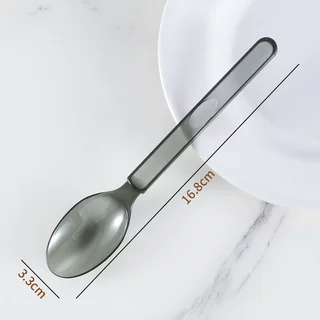 哇噢一次性勺子叉子单独包装批发商用水果蛋糕食品级外卖甜品餐具