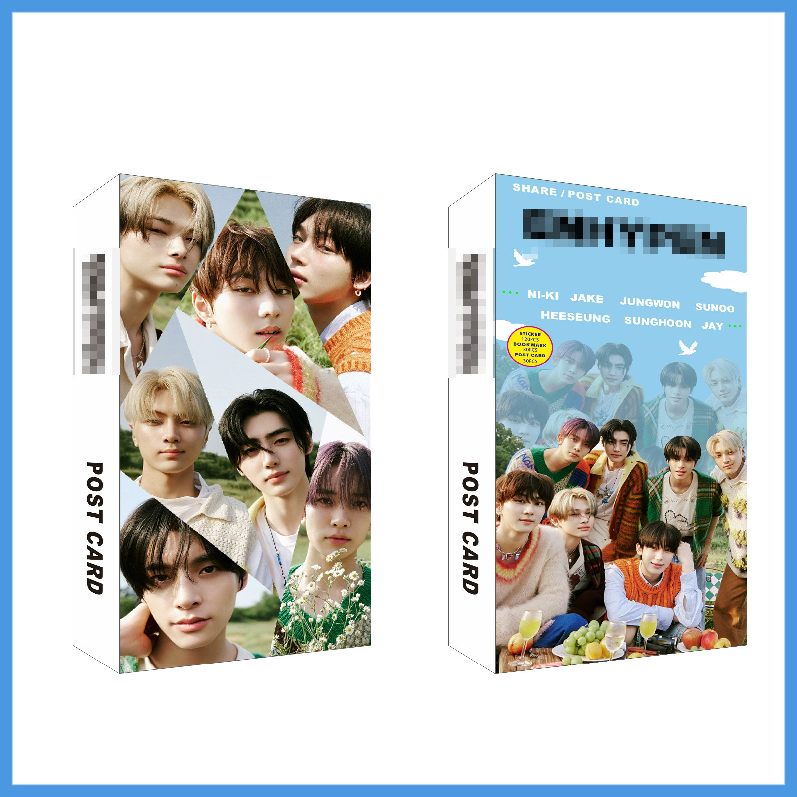 Got7 TWICE TIYZ 30 LOMO Карта 120 наборов нашивок в наличии