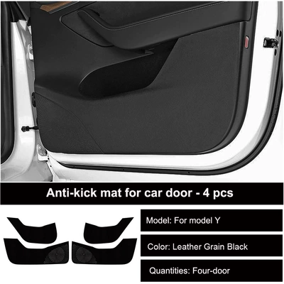 protection protective patch accessories, Other Automotive Interior Supplies - 2021-2024-model-y-door-leather-black