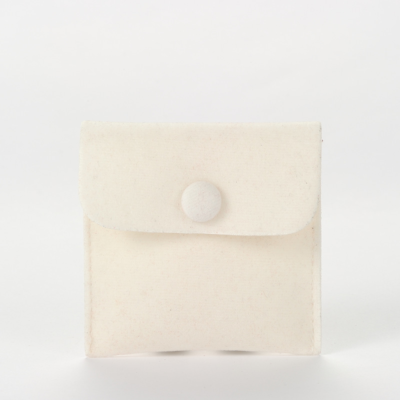 흰색 플러시 복합 천 버클, 8*8cm, 플러시 천