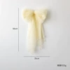 Beige snow gauze bow 60CM/32g