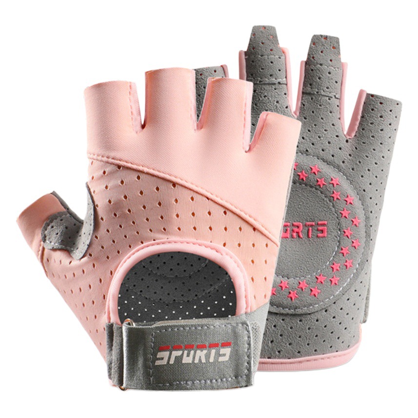 Guantes de fitness yoga para mujer bicicleta dinámica antideslizante medio dedo transpirable equipo resistente al desgaste Dumbbell Training deportes al aire libre hombres