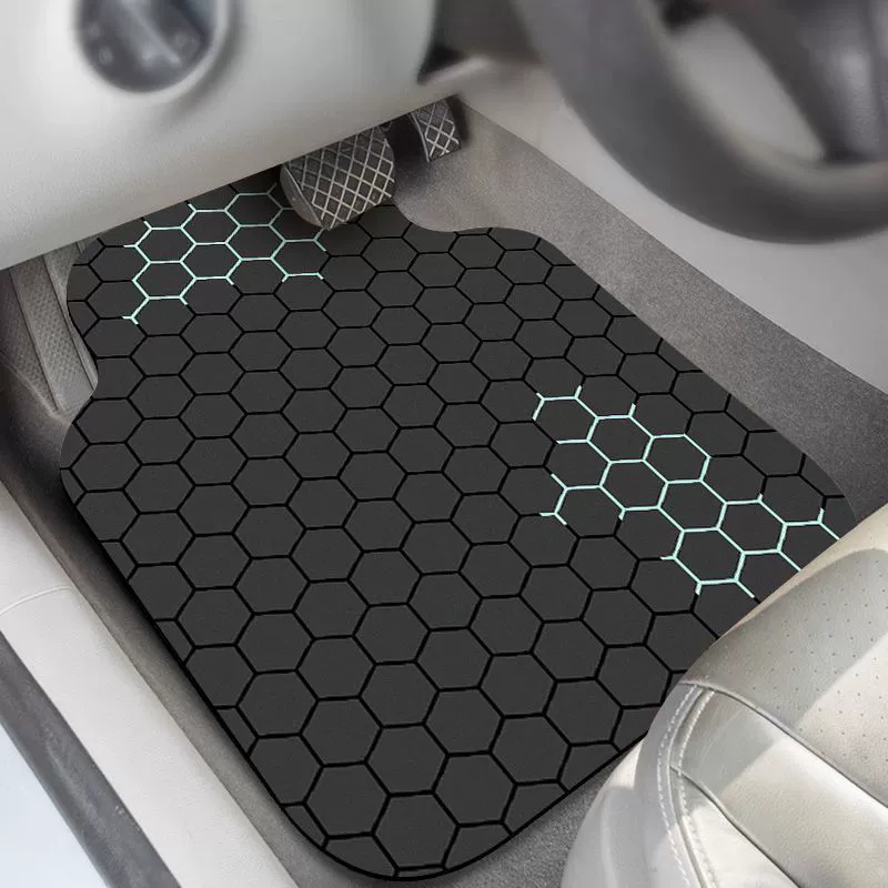Автомобильные коврики универсальные 2025, новый стиль, простые водопоглощающие, износостойкие и грязеотталкивающие, цельный комплект, декоративные автомобильные коврики