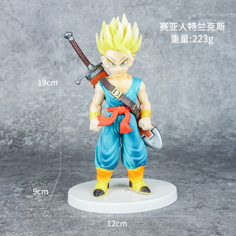 ドラゴンボール家族ポートレート悟空カカロットフィギュアサイヤ人ベジータスーパーブルー人形周辺誕生日ギフト|undefined