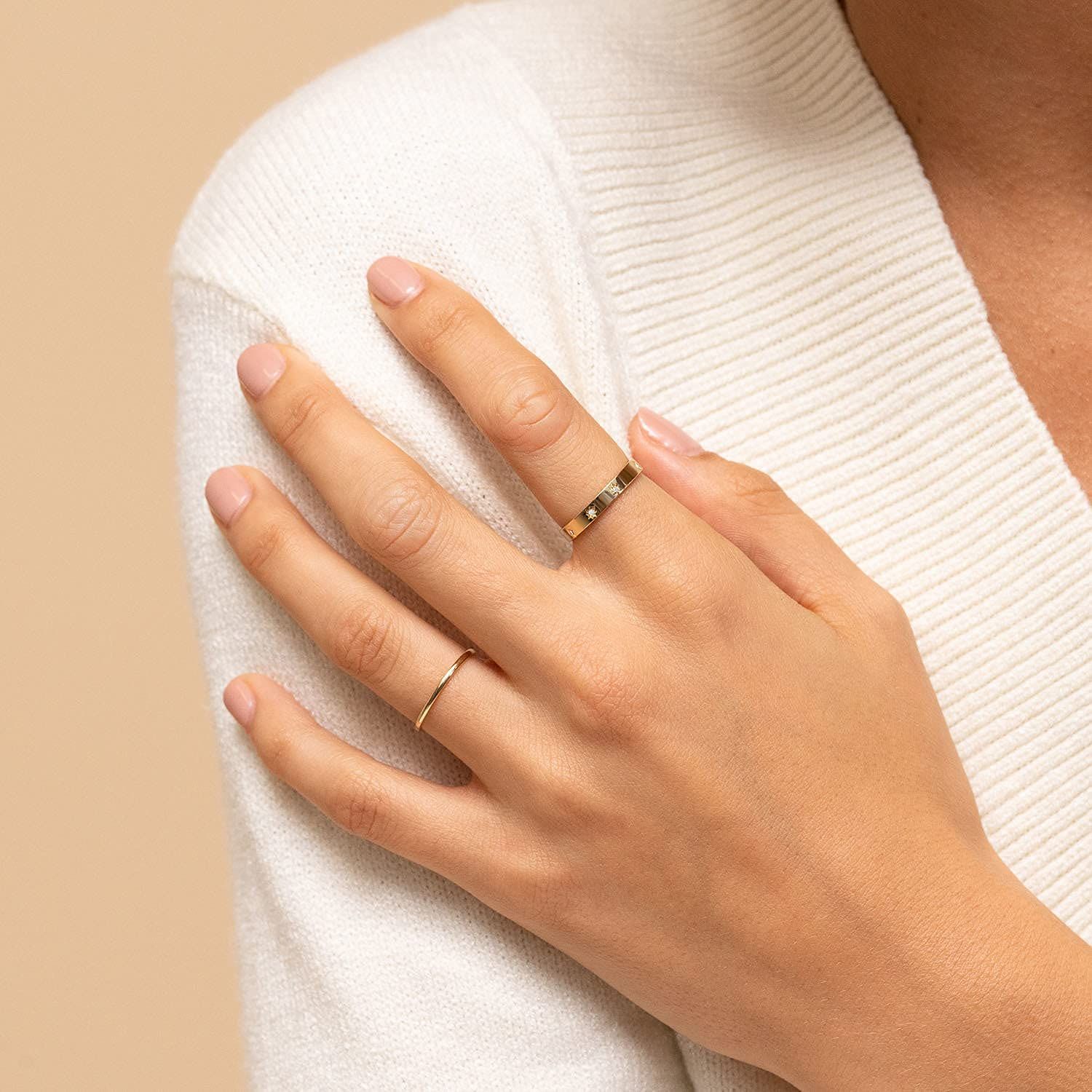 Polaris Ring Fir Dammen Stärnring Schmuck_voghion.com