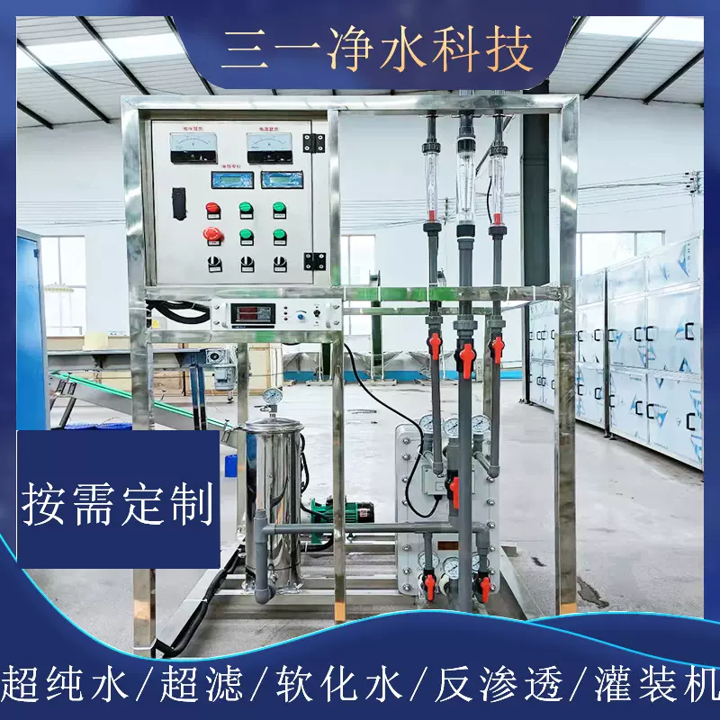超纯水设备医药纯水去离子水工业设备实验室EDI超纯水处理设备