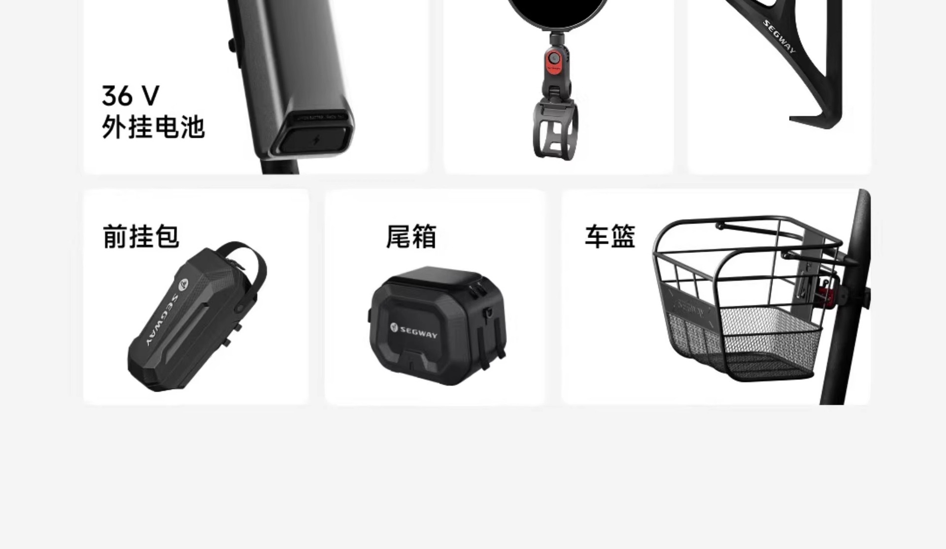 Segway Electric Scooter E3 Adult Foldable Portable Two-Wheeled Scooter Anti-Slip and Stable
