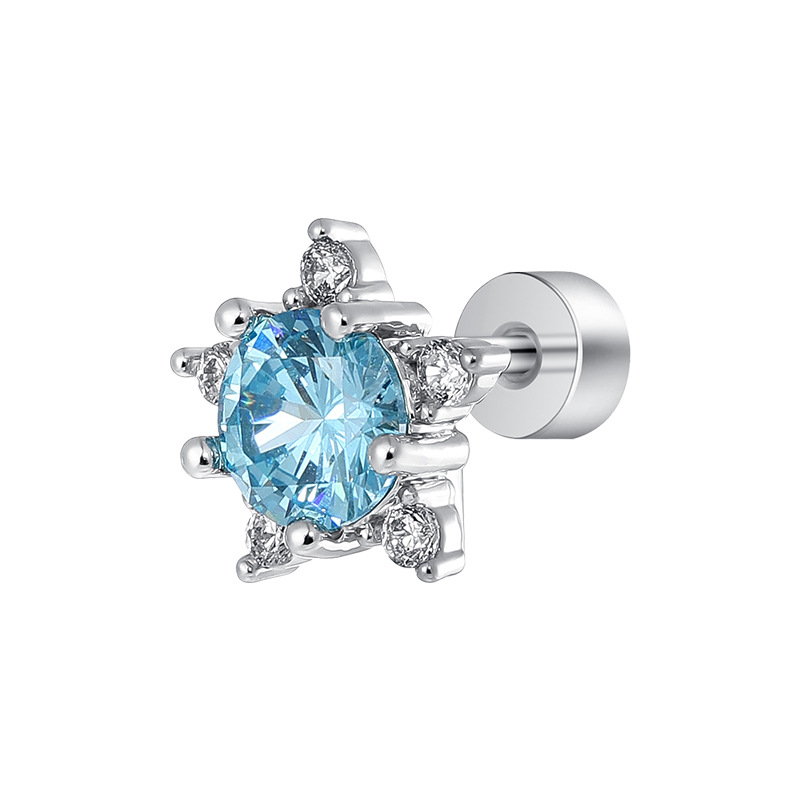 Nicho sentido de diseño de plata esterlina actividad cool guapo aretes de aretes variados para mujeres lujo ligero de alto nivel sensación de cara cuadrada pernos de aretes