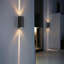 跨境led户外防水洗墙灯酒店外墙可调光上下射灯门口柱子室内过道