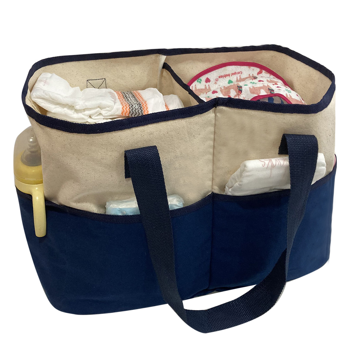 Bolsa de lona caliente transfronteriza bolsa de leche materna portátil bolsa de leche materna bolsa de compras para mujeres