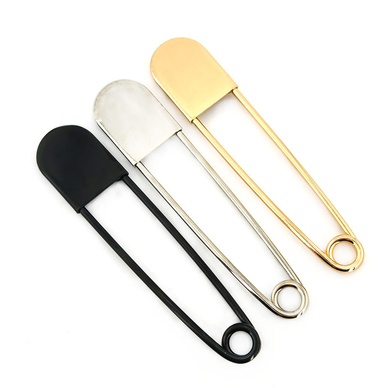 In-Stock Round-Head 130mm Long Iron Safety Pins for Laundry Room Clothing Accessories DIY Brooches Jewelry Accessories Wholesale